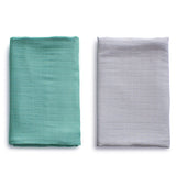 Organic Bamboo Muslin Swaddle | Set of 2 | Turbid Waters