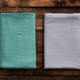 Organic Bamboo Muslin Swaddle | Set of 2 | Turbid Waters