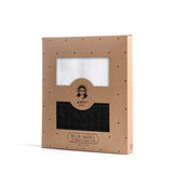 Organic Bamboo Muslin Swaddle | Set of 2 | Monochrome