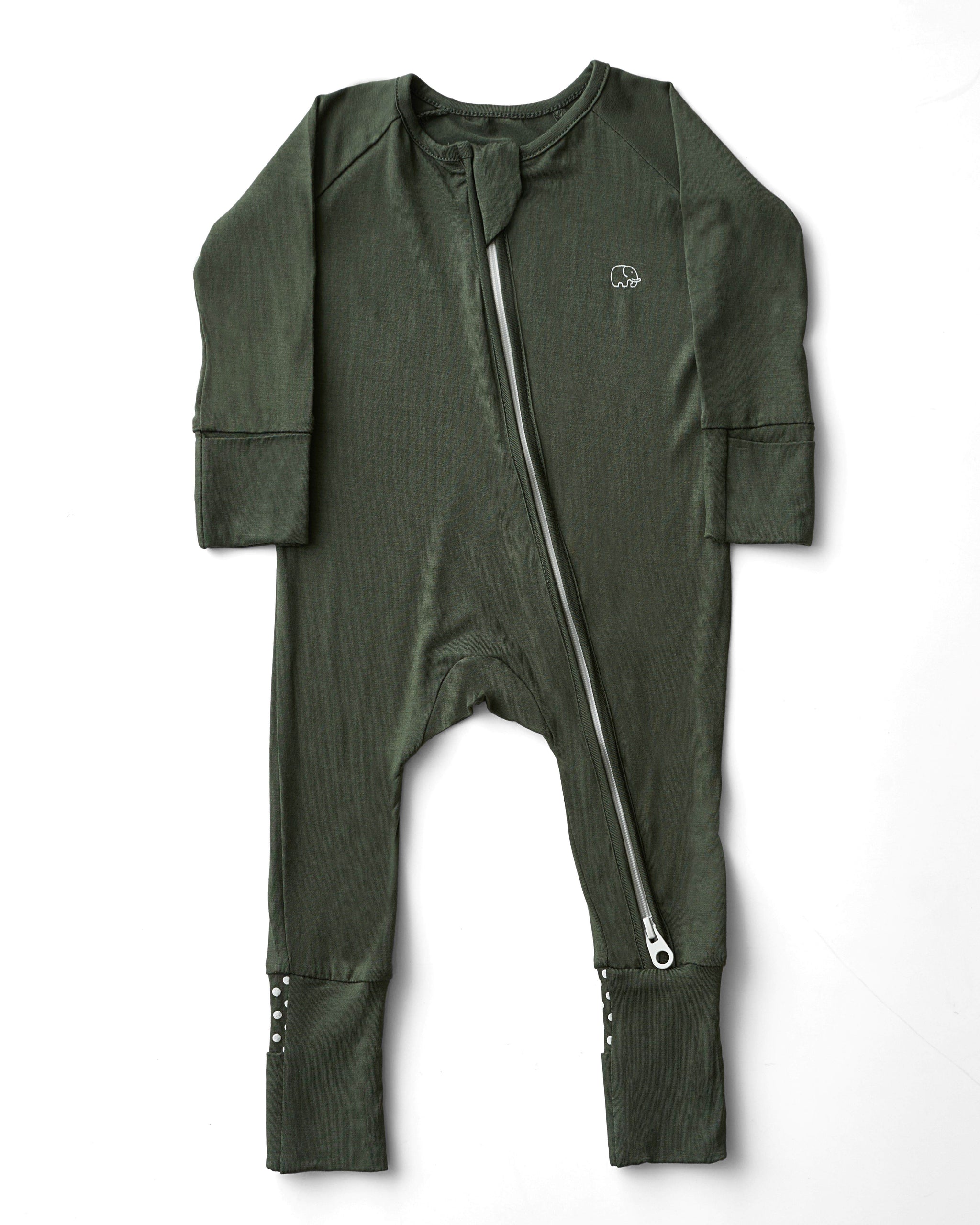 Newborn Zip Romper | Organic Zipper Romper – Anvi Baby