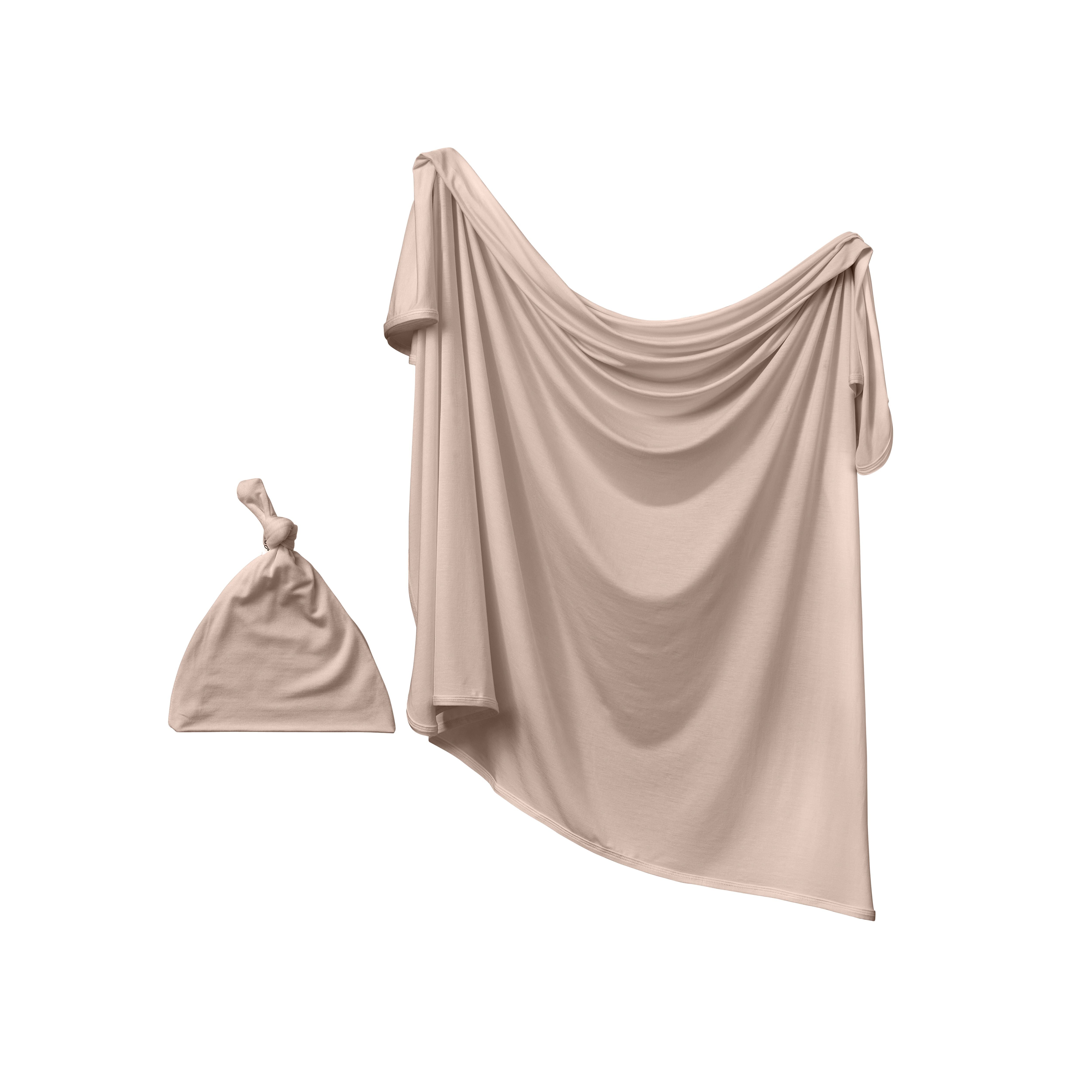 Bamboo Onesie Dress New Born Gift Set- Girls - Mocha