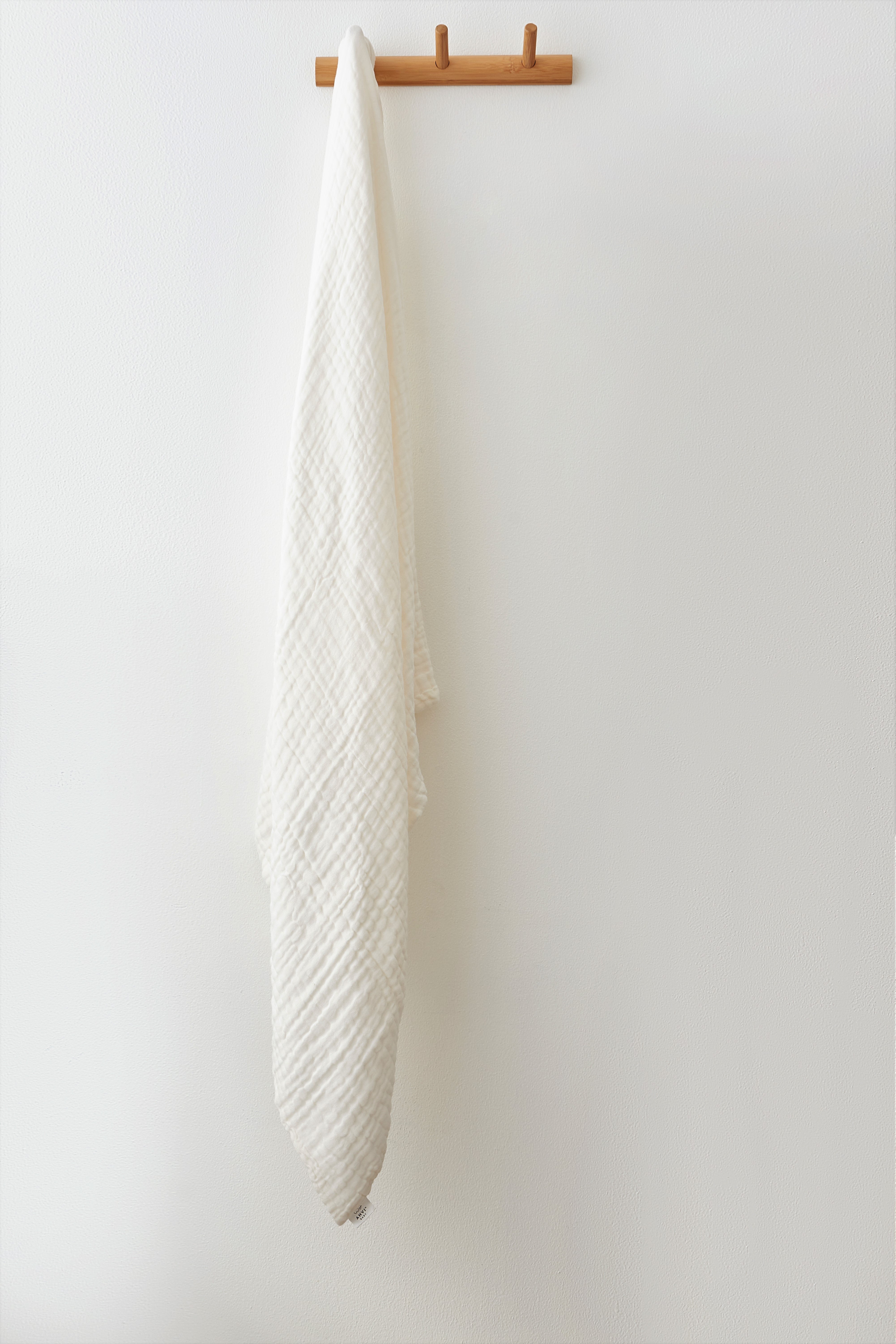 Hairbrush Set + Bath Towels 2pcs- White