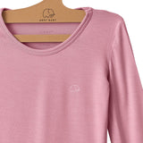 Organic Bamboo Spandex Pajama Set- Lilac