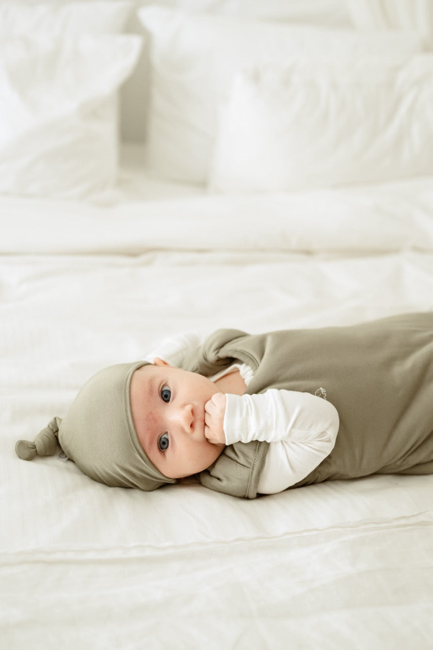 Organic Bamboo Sleeping Bag- Olive