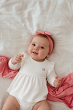 Modal Onesie Dress - White