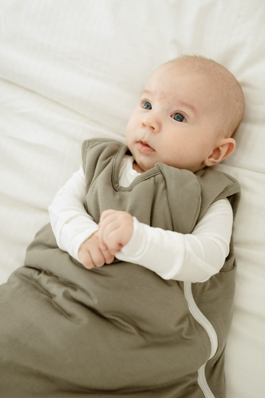 Organic Bamboo Sleeping Bag- Olive
