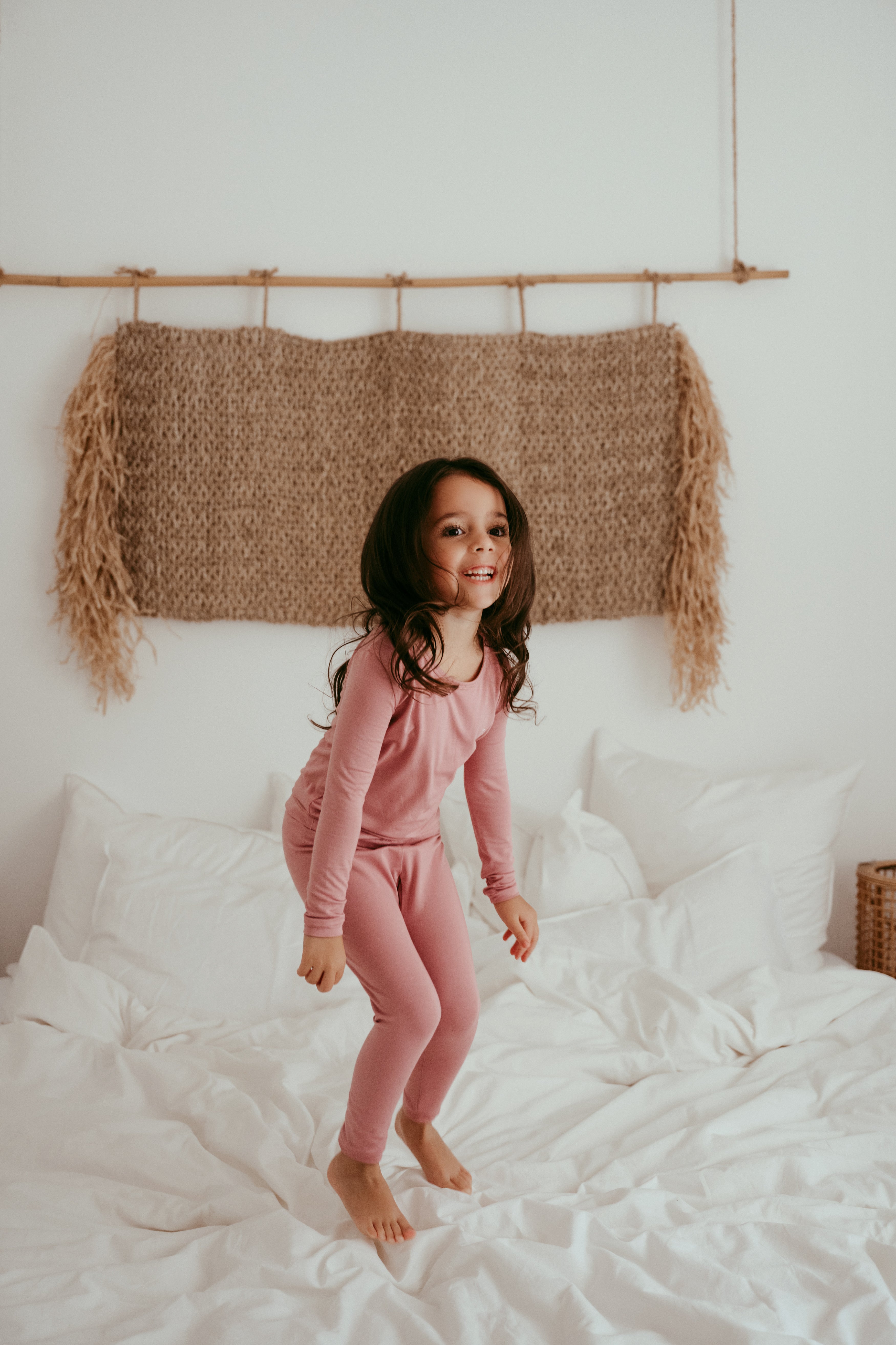 Organic Bamboo Spandex Pajama Set- Lilac