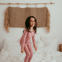 Organic Bamboo Spandex Pajama Set- Lilac