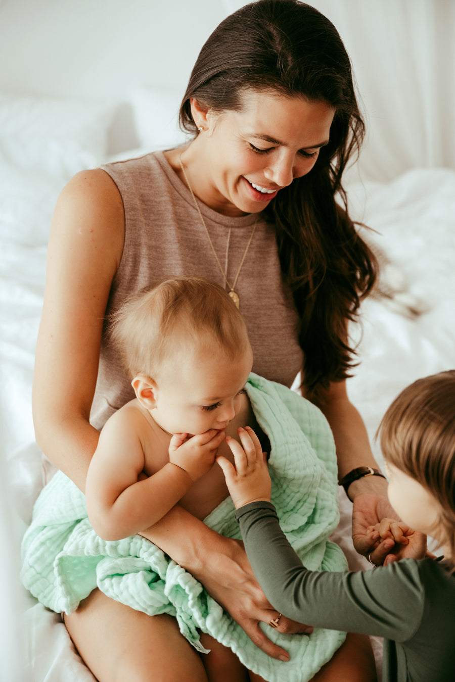 Muslin Bath Towel (6-layered) | Green Acres