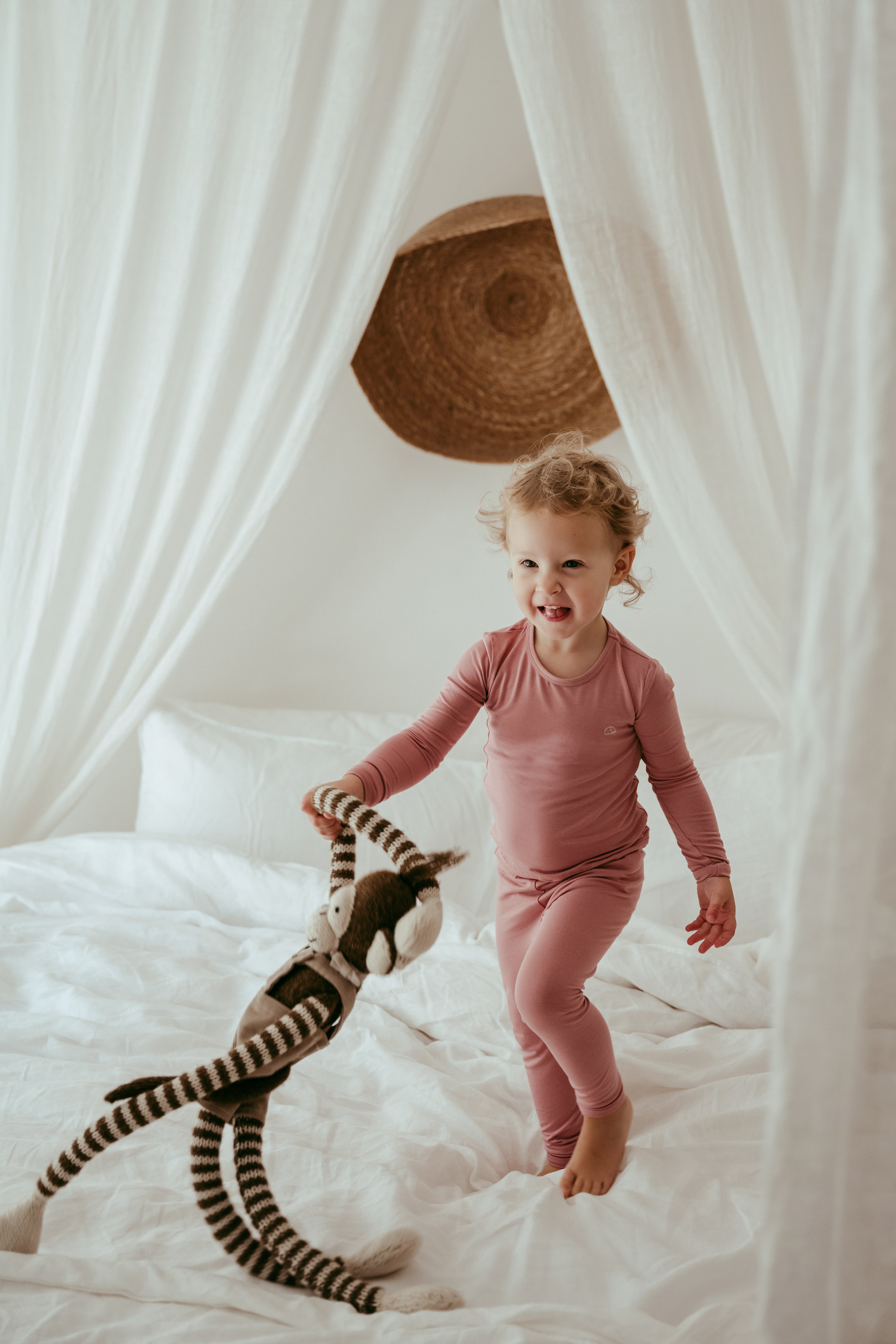 Organic Bamboo Spandex Pajama Set- Lilac