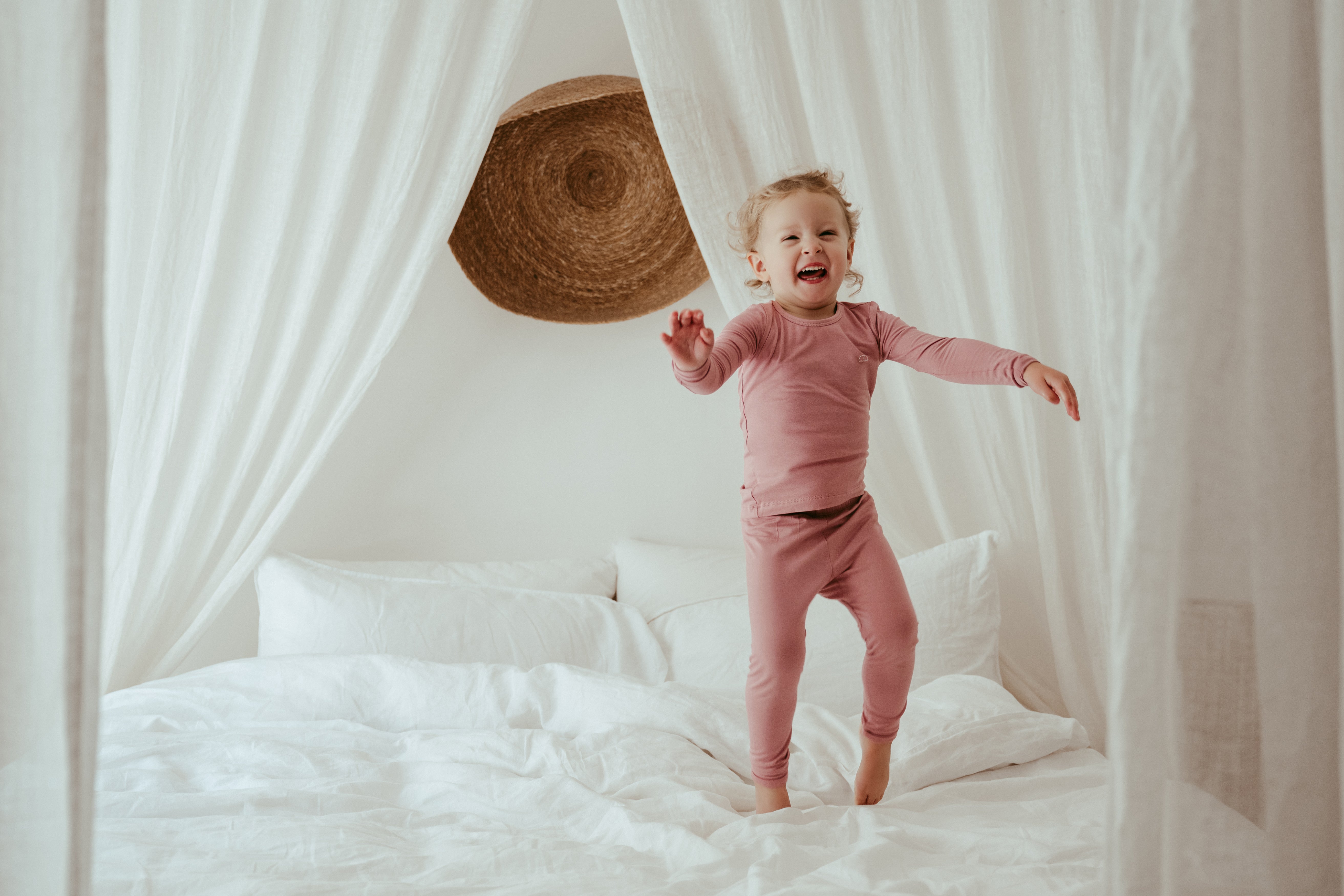 Organic Bamboo Spandex Pajama Set- Lilac