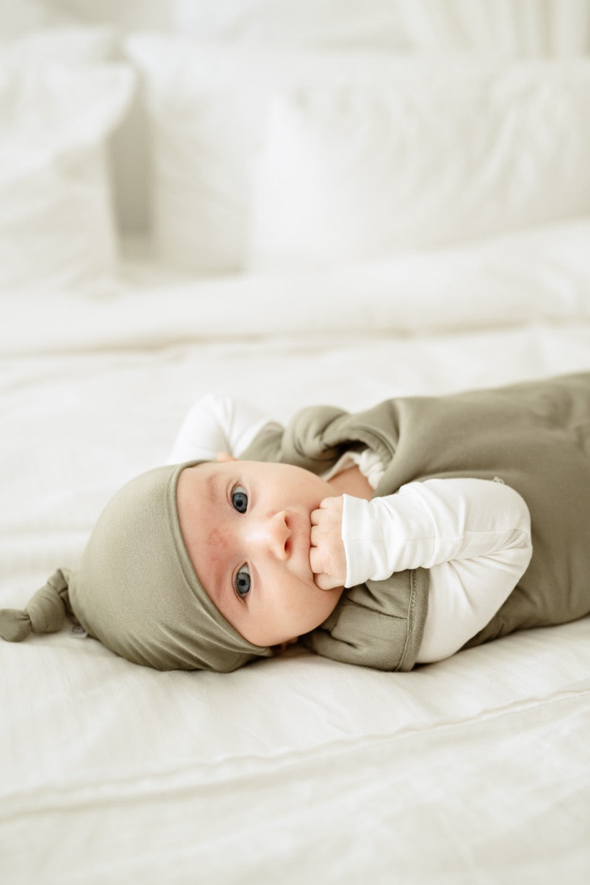 Organic Bamboo Sleeping Bag- Olive