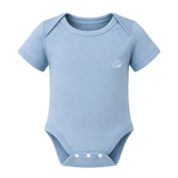 Organic Bamboo Spandex Bodysuit - Celestial Blue
