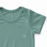 Organic Bamboo Spandex Bodysuit - Sage Green