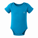 Organic Bamboo Spandex Bodysuit - Deep Blue
