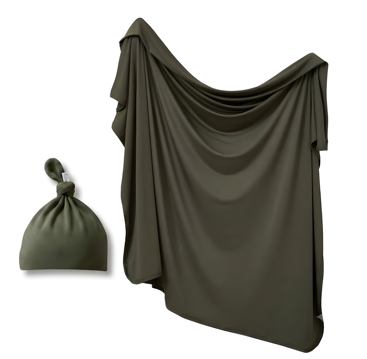 Anvi Baby Couture - Bamboo Spandex & Hat Set - Green
