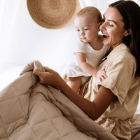 Organic Bamboo Baby & Toddler Blanket - Mocha