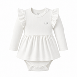 Modal Onesie Dress - White