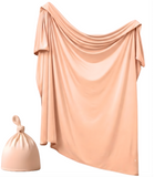 Anvi Baby Couture - Bamboo Spandex & Hat Set - Peach