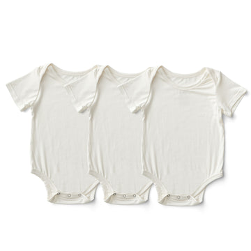 Set of 3 Spandex Bodysuit- White