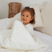 Organic Bamboo Baby & Toddler Blanket - White