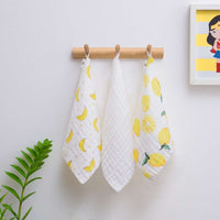 Baby Face Cloth | 100% Organic | Set of 3 | Go Bananas