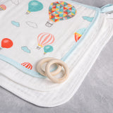 Set of 3 Organic Bamboo Face Cloth - Balloons