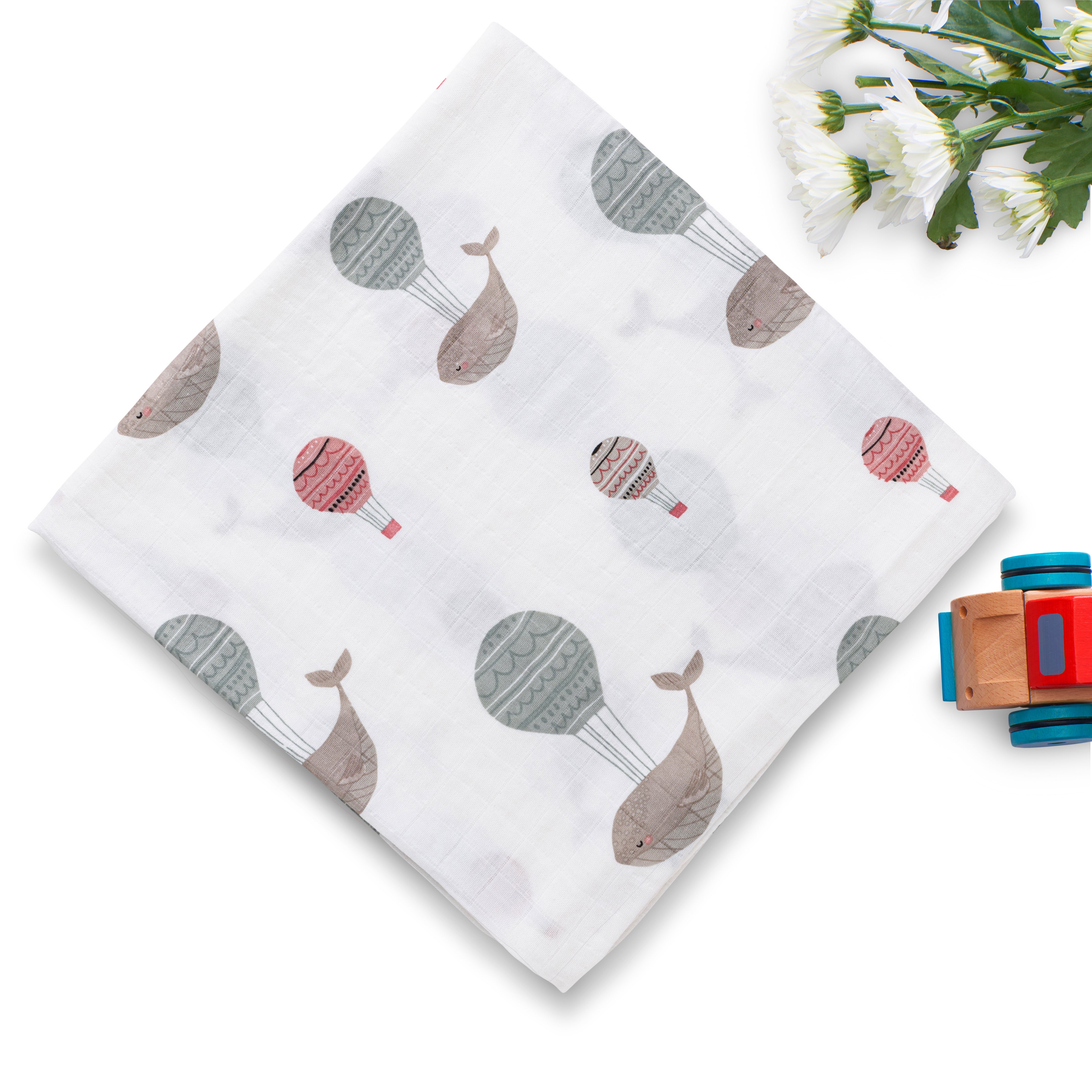 Organic Bamboo Muslin Swaddle | Wild & Free