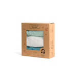 Set of 3 Organic Bamboo Burp & Bib Cloth - Cirrus