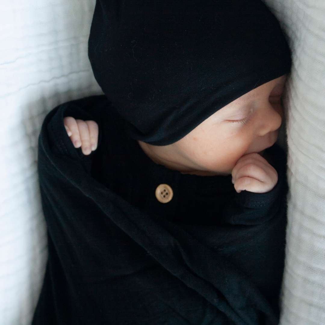Muslin Swaddle | 100% Bamboo | Charcoal