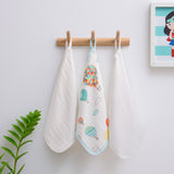 Set of 3 Organic Bamboo Face Cloth - Balloons