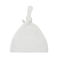 Knotted Beanie & Swaddle Set | White Mist