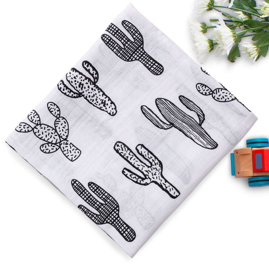 Organic Cotton Muslin Swaddle Wrap