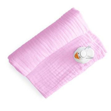 Muslin Bath Towel (6-layered) | Baby Pink