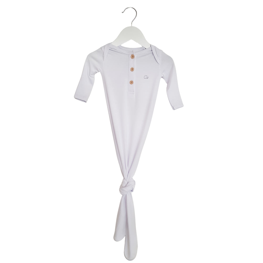 Organic Bamboo Knotted Gown & Beanie Set | Daisy