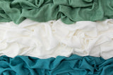 Set of 3 Organic Bamboo Swaddle- Aquamarine