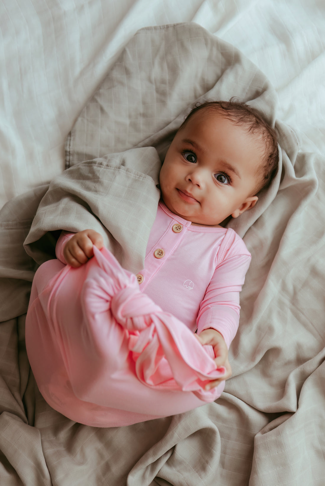 Set of 3 Organic Bamboo Swaddle- Daybreak