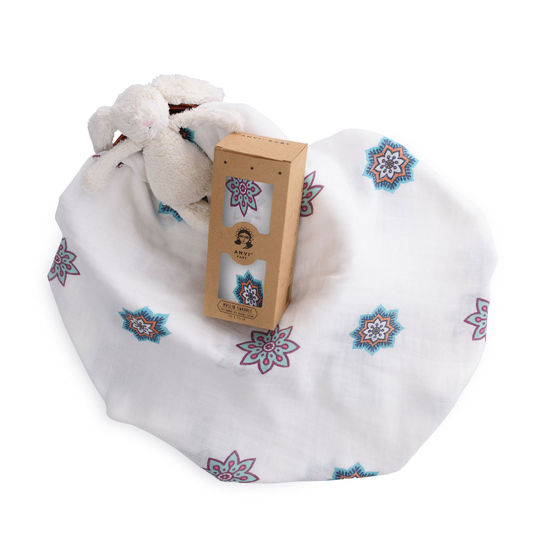 Organic Bamboo Muslin Swaddle | Dharma Mandala