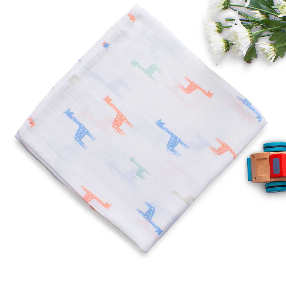 Organic Bamboo Muslin Swaddle  | Set of 2 | Gentle Giants