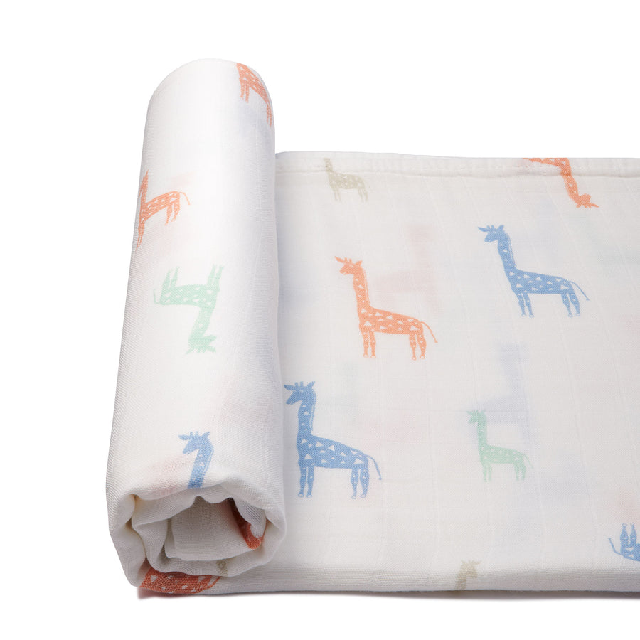 Organic Bamboo Muslin Swaddle  | Set of 2 | Gentle Giants