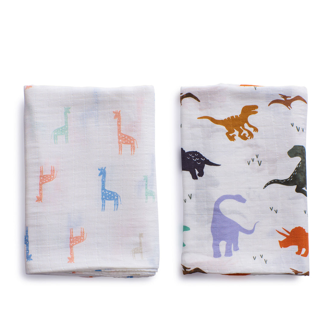 Organic Bamboo Muslin Swaddle  | Set of 2 | Gentle Giants