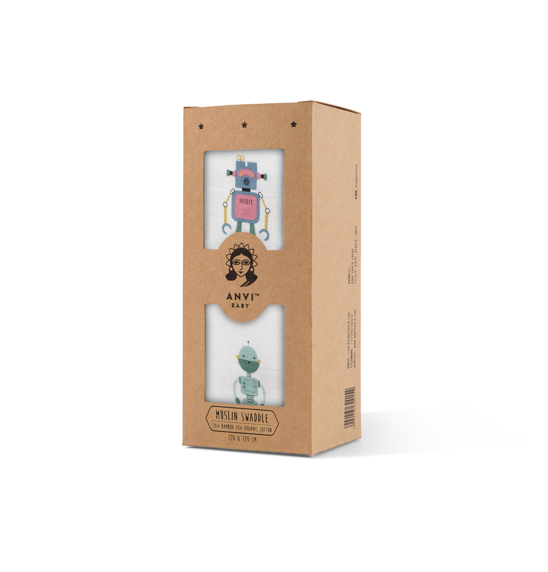 Muslin Swaddle | 100% Bamboo | Robo Land