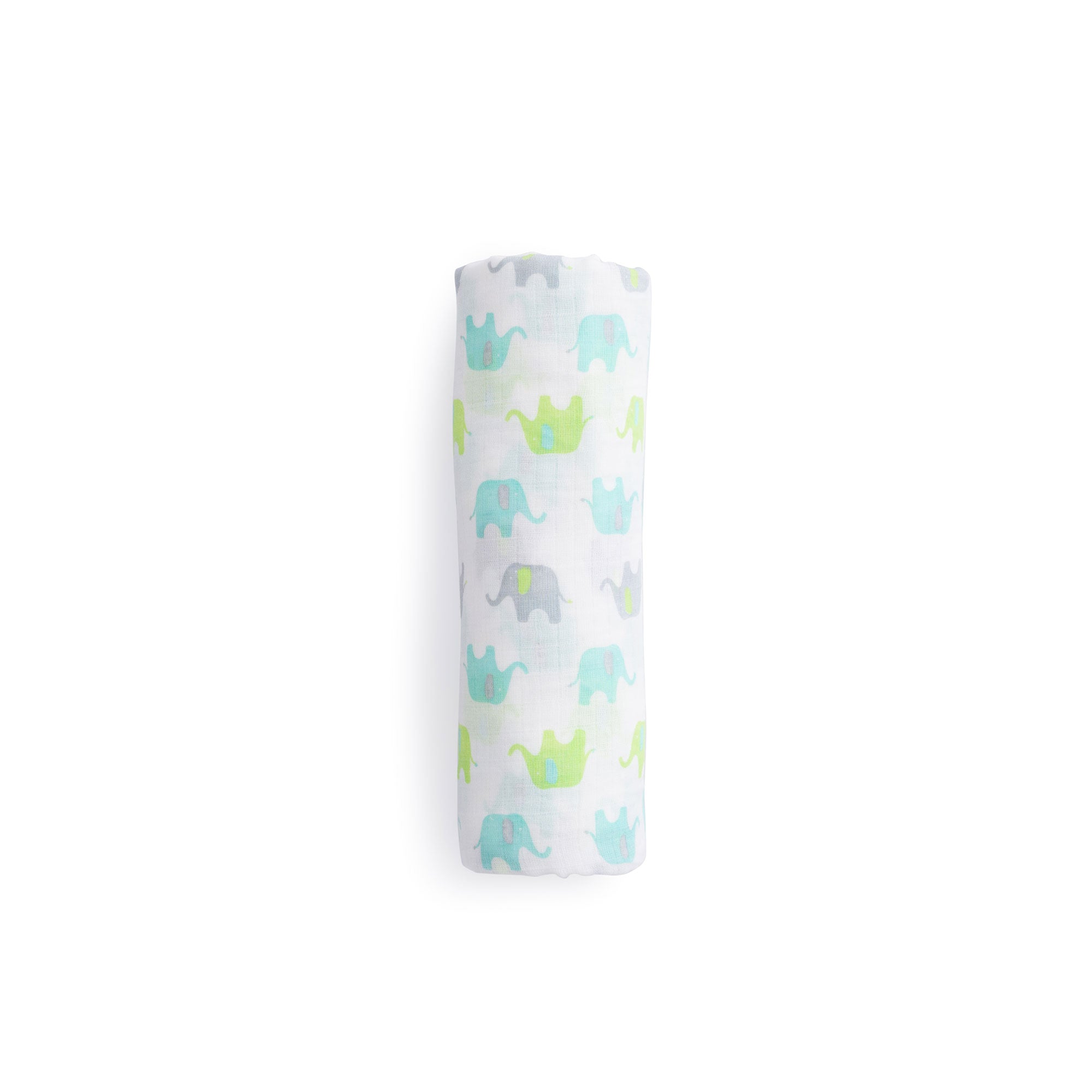 100% Organic Cotton Muslin Swaddle Wrap | Tusker Tales