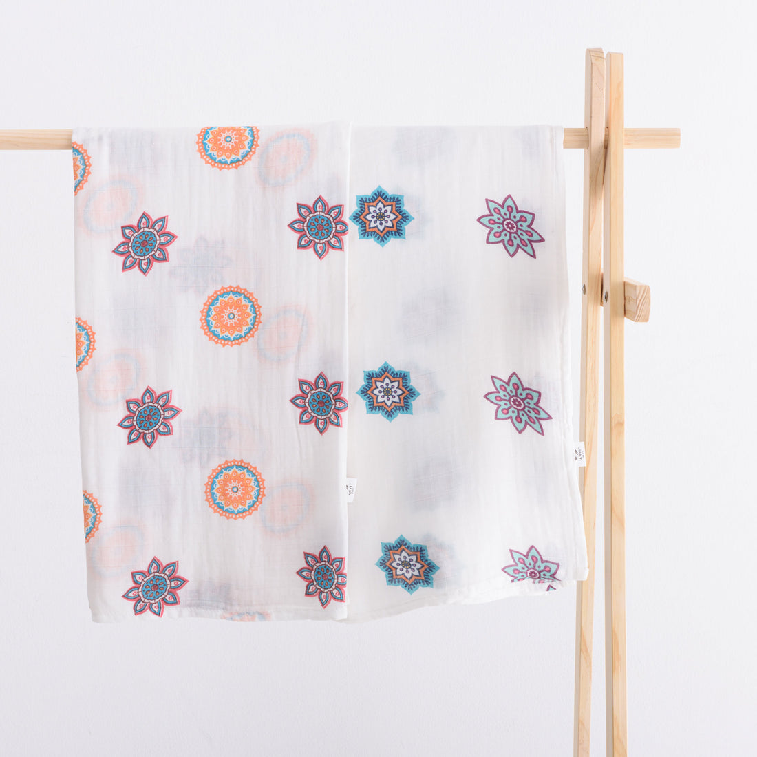 Organic Bamboo Muslin Swaddle  | Set of 2 | Aria & Ameya
