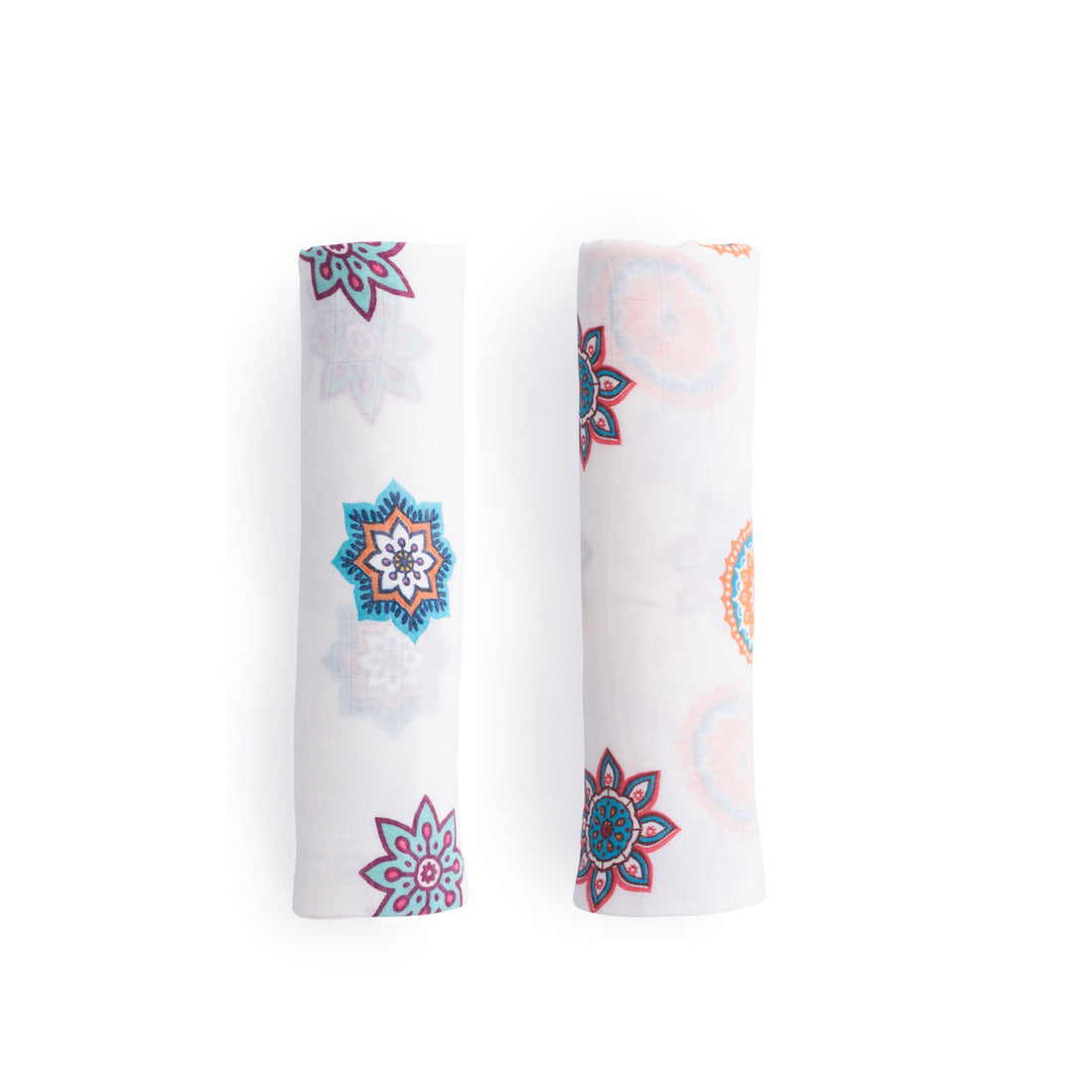 Organic Bamboo Muslin Swaddle  | Set of 2 | Aria & Ameya