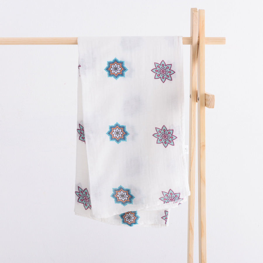 Organic Bamboo Muslin Swaddle  | Ameya