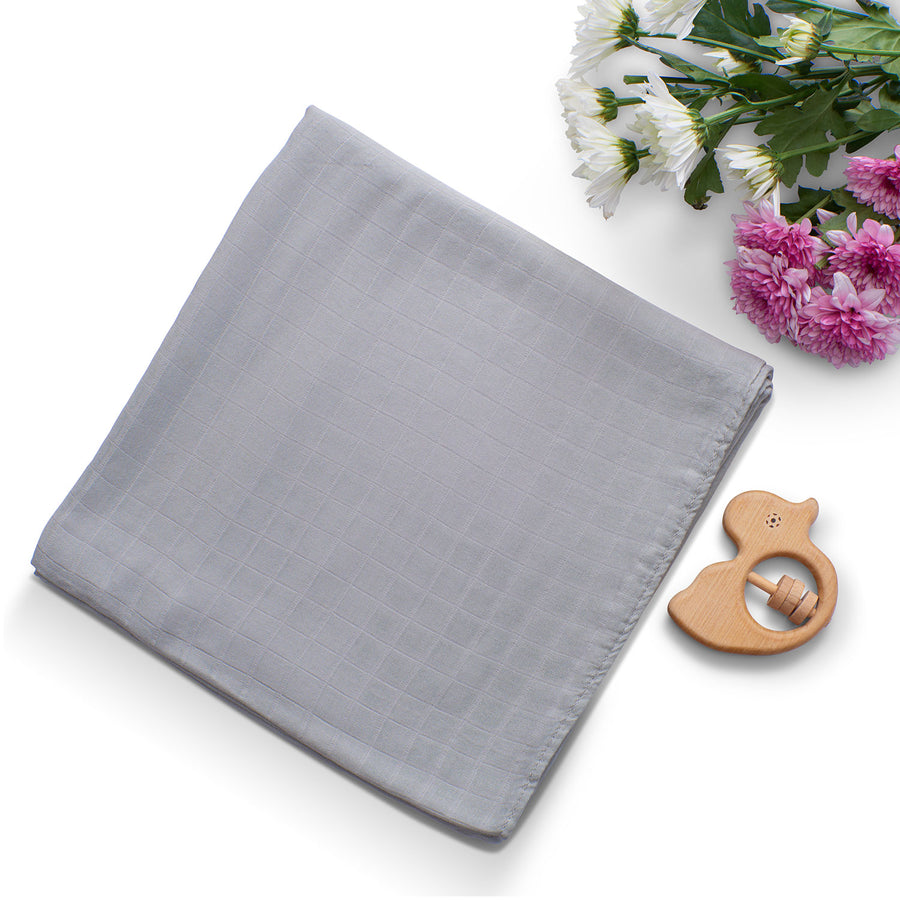 Organic Bamboo Muslin Swaddle  | Set of 2 | Smoky Sun