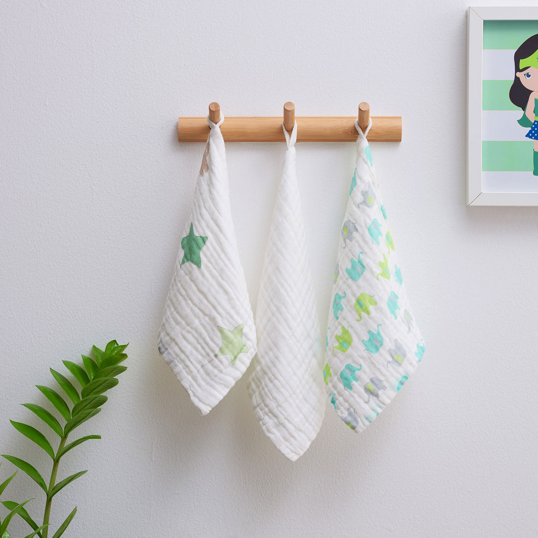 Baby Face Cloth | 100% Organic | Set of 3 | Trunk Nebula