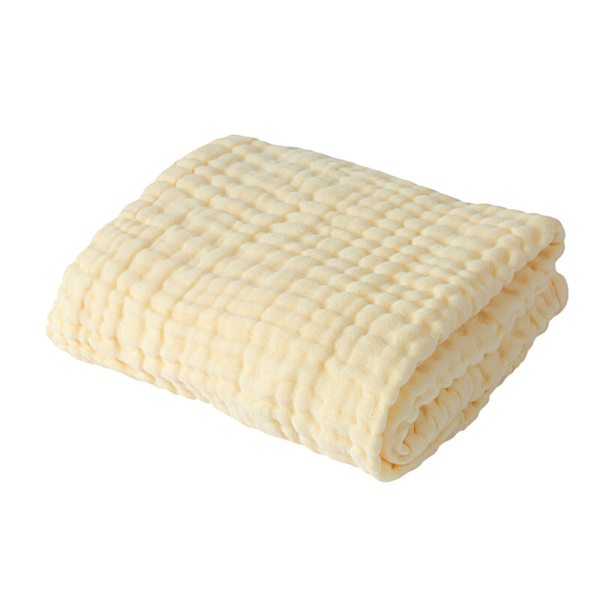 Muslin Bath Towel (6-layered) | Lemon Drop