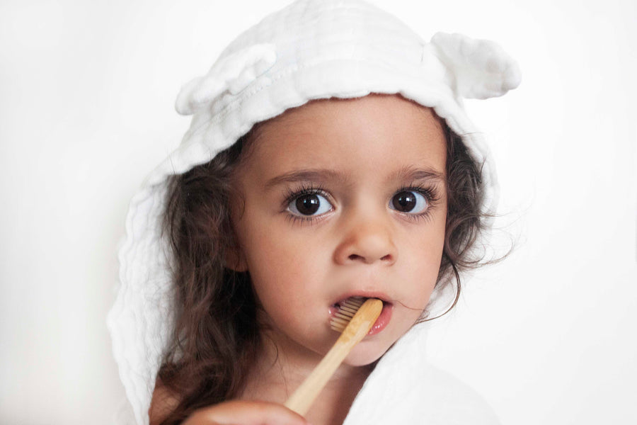 Anvi Baby - 100% Biodegradable Bamboo Toothbrush (Pack of 4)